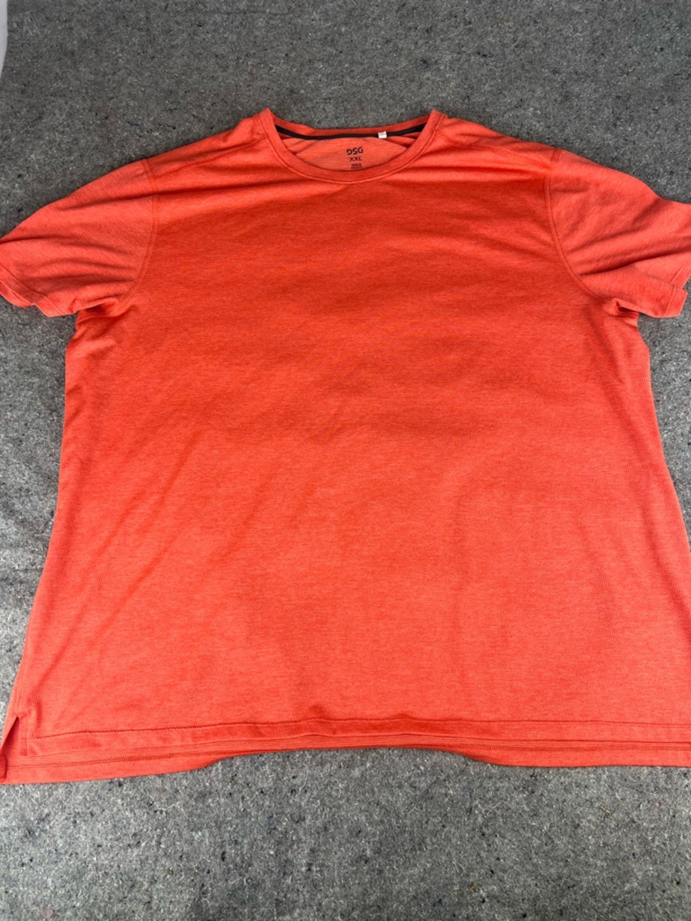 DSG Men's Short Sleeve Crew Tee in Bright Orange